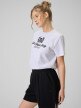 mini: Damski t-shirt boxy z nadrukiem 4F 4FWSS26TTSHF2738 - szary (3)