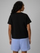 mini: Damski t-shirt boxy z nadrukiem 4F 4FWSS26TTSHF2739 - czarny (4)
