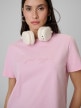 mini: Damski t-shirt boxy z nadrukiem 4F 4FWSS26TTSHF2743 - różowy (4)
