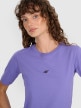 mini: Damski t-shirt crop top 4F 4FWAW25TTSHF2971 - fioletowy (3)