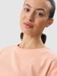 mini: Damski t-shirt crop top 4F 4FWSS24TTSHF1357 - różowy (4)