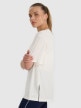 mini: Damski t-shirt oversize 4F 4FRAW25TTSHF3408 - biały (3)