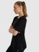 mini: Damski t-shirt oversize 4F 4FRAW25TTSHF3408 - czarny (3)