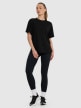 mini: Damski t-shirt oversize 4F 4FRAW25TTSHF3408 - czarny (2)
