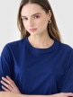 mini: Damski t-shirt oversize 4F 4FRSS25TTSHF2694 - granatowy (4)
