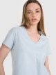 mini: Damski t-shirt oversize 4F 4FRSS25TTSHF2778 - niebieski (9)