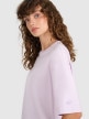 mini: Damski t-shirt oversize 4F 4FWAW25TTSHF2350 - fioletowy (3)