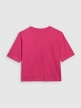 mini: Damski t-shirt oversize 4F 4FWAW25TTSHF2350 - różowy (6)