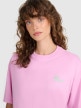 mini: Damski t-shirt oversize z nadrukiem 4F 4FRSS25TTSHF2787 - różowy (11)