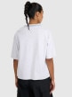 mini: Damski t-shirt oversize z nadrukiem 4F 4FRSS25TTSHF2979 - szary (10)