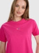 mini: Damski t-shirt oversize z nadrukiem 4F 4FRSS25TTSHF3163 - różowy (10)