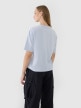 mini: Damski t-shirt oversize z nadrukiem 4F 4FWSS25TTSHF1996 - niebieski (3)