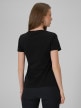 mini: Damski t-shirt slim 4F 4FRSS26TTSHF3628 - czarny (4)