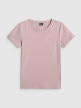 mini: Damski t-shirt slim 4F 4FRSS26TTSHF3628 - różowy (5)