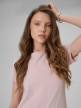 mini: Damski t-shirt slim 4F 4FRSS26TTSHF3628 - różowy (3)