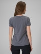 mini: Damski t-shirt slim 4F 4FRSS26TTSHF3628 - szary (4)