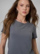 mini: Damski t-shirt slim 4F 4FRSS26TTSHF3628 - szary (3)