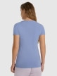 mini: Damski t-shirt slim basic 4F 4FWAW25TTSHF2969 - niebieski (6)