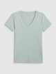 mini: Damski t-shirt slim basic 4F 4FWAW25TTSHF2969 - zielony (7)