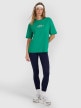 mini: Damski t-shirt z nadrukiem 4F 4FRAW25TTSHF3158 - zielony (8)