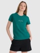 mini: Damski t-shirt z nadrukiem 4F 4FRSS25TTSHF2780 - turkusowy (7)