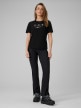 mini: Damski t-shirt z nadrukiem 4F 4FRSS26TTSHF3447 - czarny (5)