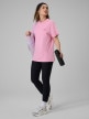 mini: Damski t-shirt z nadrukiem 4F 4FRSS26TTSHF3449 - różowy (2)