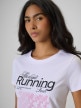 mini: Damski t-shirt z nadrukiem 4F 4FRSS26TTSHF3800 - biały (3)