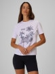 mini: Damski t-shirt z nadrukiem 4F 4FRSS26TTSHF4020 - biały (1)