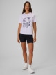 mini: Damski t-shirt z nadrukiem 4F 4FRSS26TTSHF4020 - biały (2)