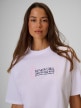 mini: Damski t-shirt z nadrukiem 4F 4FRSS26TTSHF4022 - biały (4)