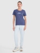 mini: Damski t-shirt z nadrukiem 4F 4FWAW25TTSHF2713 - niebieski (2)