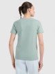 mini: Damski t-shirt z nadrukiem 4F 4FWAW25TTSHF2713 - zielony (5)