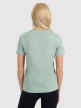 mini: Damski t-shirt z nadrukiem 4F 4FWAW25TTSHF3117 - zielony (6)