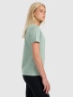 mini: Damski t-shirt z nadrukiem 4F 4FWAW25TTSHF3117 - zielony (3)