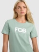 mini: Damski t-shirt z nadrukiem 4F 4FWAW25TTSHF3117 - zielony (4)