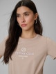 mini: Damski t-shirt z nadrukiem 4F 4FWSS26TTSHF2724 - beżowy (4)