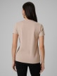 mini: Damski t-shirt z nadrukiem 4F 4FWSS26TTSHF2724 - beżowy (6)