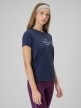 mini: Damski t-shirt z nadrukiem 4F 4FWSS26TTSHF2724 - granatowy (3)