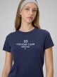 mini: Damski t-shirt z nadrukiem 4F 4FWSS26TTSHF2724 - granatowy (4)