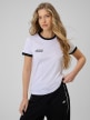  4F Damski tshirt z nadrukiem 4F 4FWSS26TTSHF2725  biały Biały
