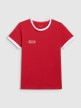 mini: Damski t-shirt z nadrukiem 4F 4FWSS26TTSHF2725 - czerwony (7)