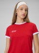 mini: Damski t-shirt z nadrukiem 4F 4FWSS26TTSHF2725 - czerwony (4)