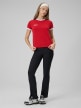 mini: Damski t-shirt z nadrukiem 4F 4FWSS26TTSHF2725 - czerwony (2)