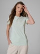  4F Damski tshirt z nadrukiem 4F 4FWSS26TTSHF2742  miętowy Miętowy