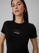 mini: Damski t-shirt z nadrukiem 4F 4FWSS26TTSHF2742 - czarny (4)
