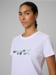 mini: Damski t-shirt z nadrukiem 4F 4FWSS26TTSHF2775 - biały (3)