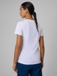 mini: Damski t-shirt z nadrukiem 4F 4FWSS26TTSHF2775 - biały (4)