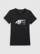 mini: Damski t-shirt z nadrukiem 4F 4FWSS26TTSHF2775 - czarny (5)