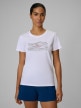  4F Damski tshirt z nadrukiem 4F 4FWSS26TTSHF2785  biały Biały